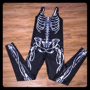 Blackmilk Skeleton Catsuit